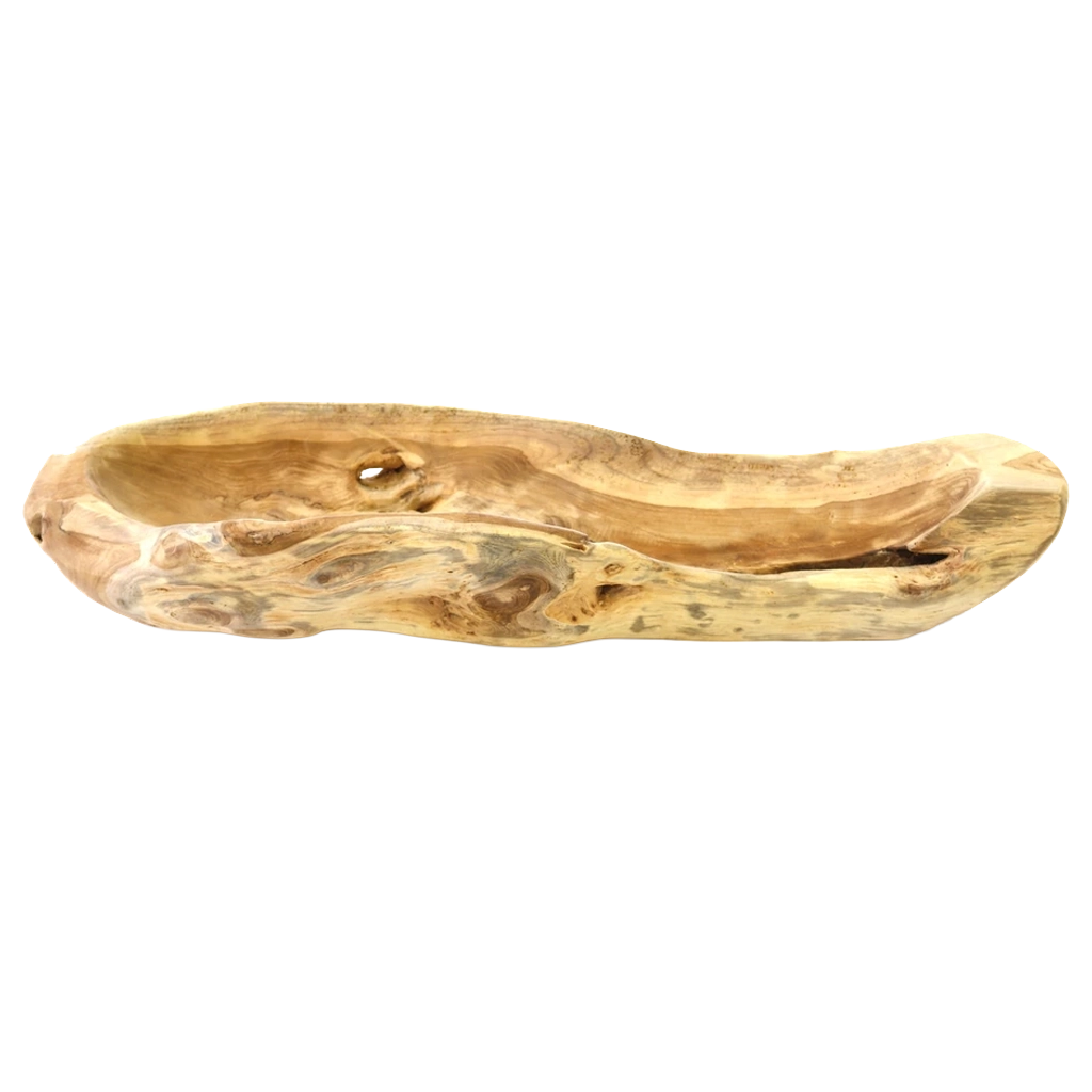 Wurzelholzschale Classic Länglich