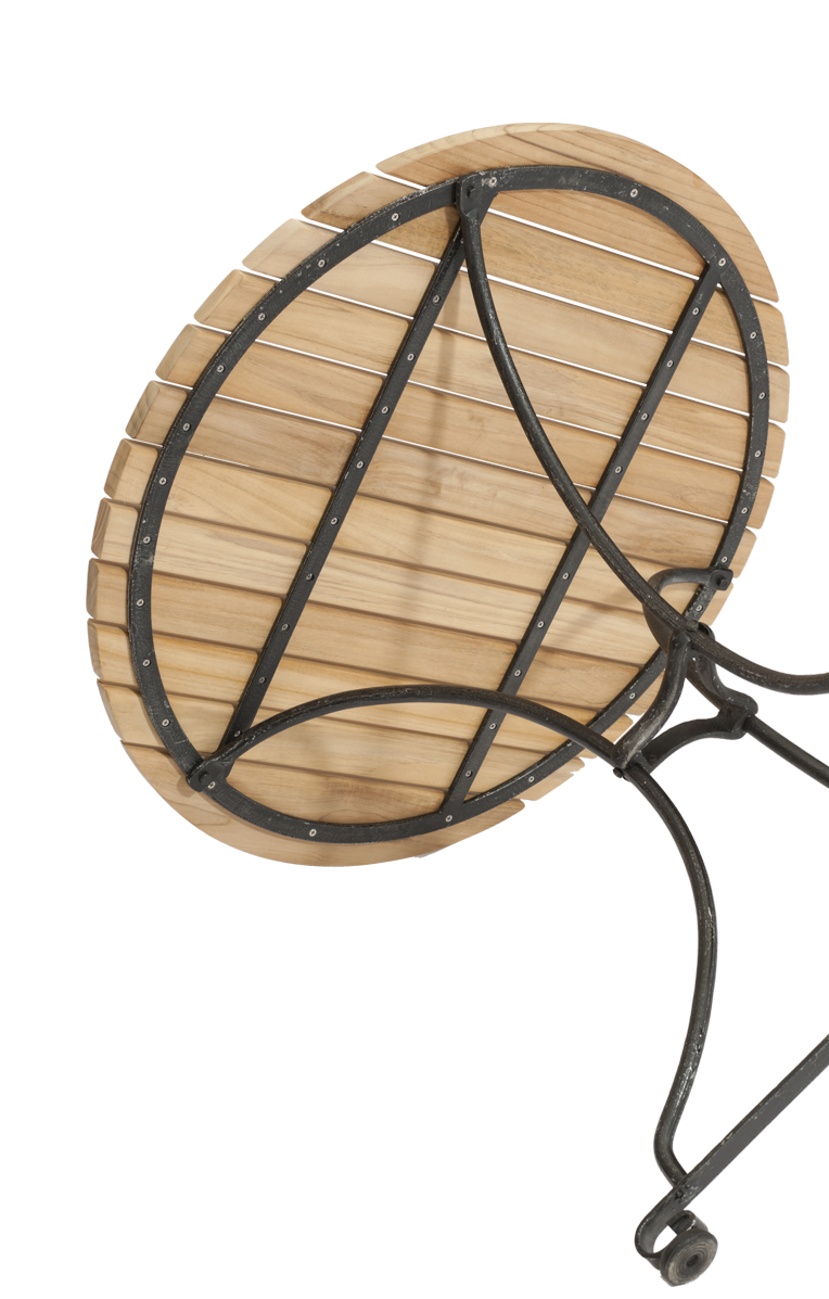 Tisch Viva Teak & Eisen, Rund