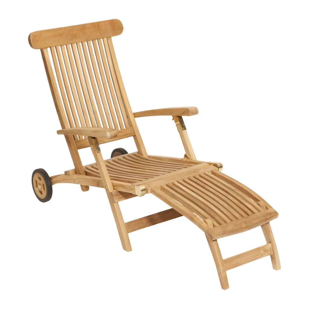 Deckchair Elegance mit Rad